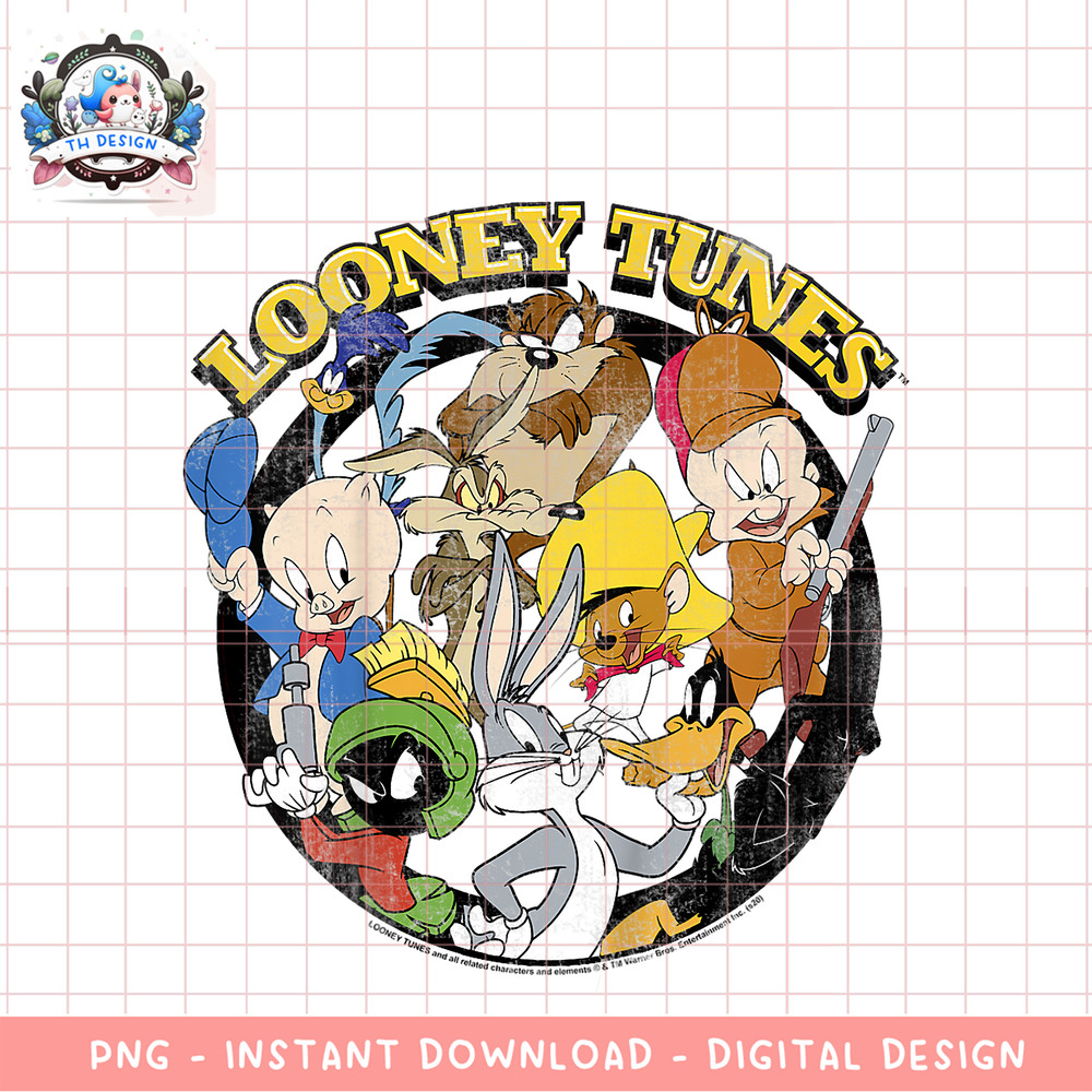 Kids Looney Tunes Group Shot Poses png, digital download, instant .png