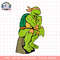 Mademark x Teenage Mutant Ninja Turtles - Michelangelo - The Thinker Raglan Baseball Tee .png