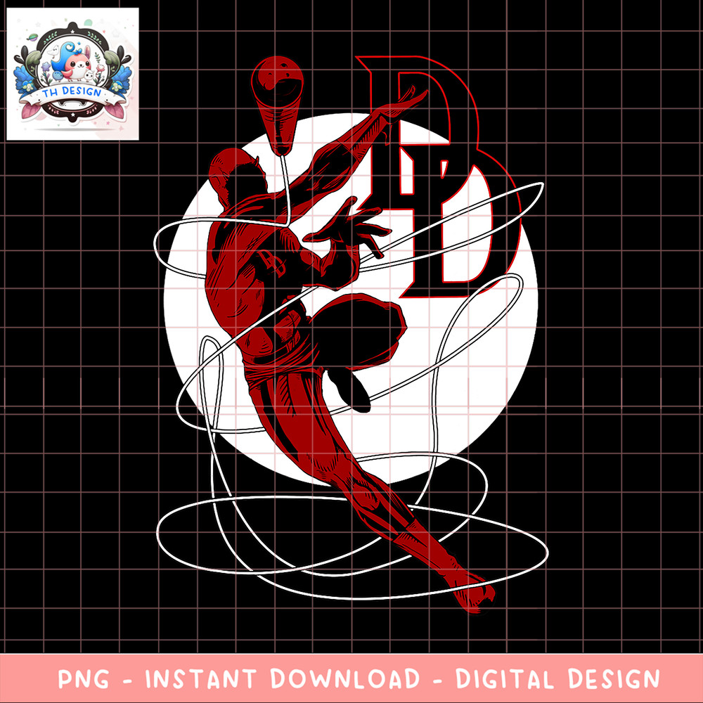 Marvel Daredevil Jump Rope Baton Is Coming In Hot png, digital download, instant png, digital download, instant .png