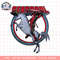 Marvel Deadpool Merc Riding A Unicorn Rainbow Circle png, digital download, instant .png