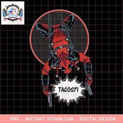 marvel deadpool upside down tacos graphic png, digital download, instant png, digital download, instant.pngmarvel deadpo
