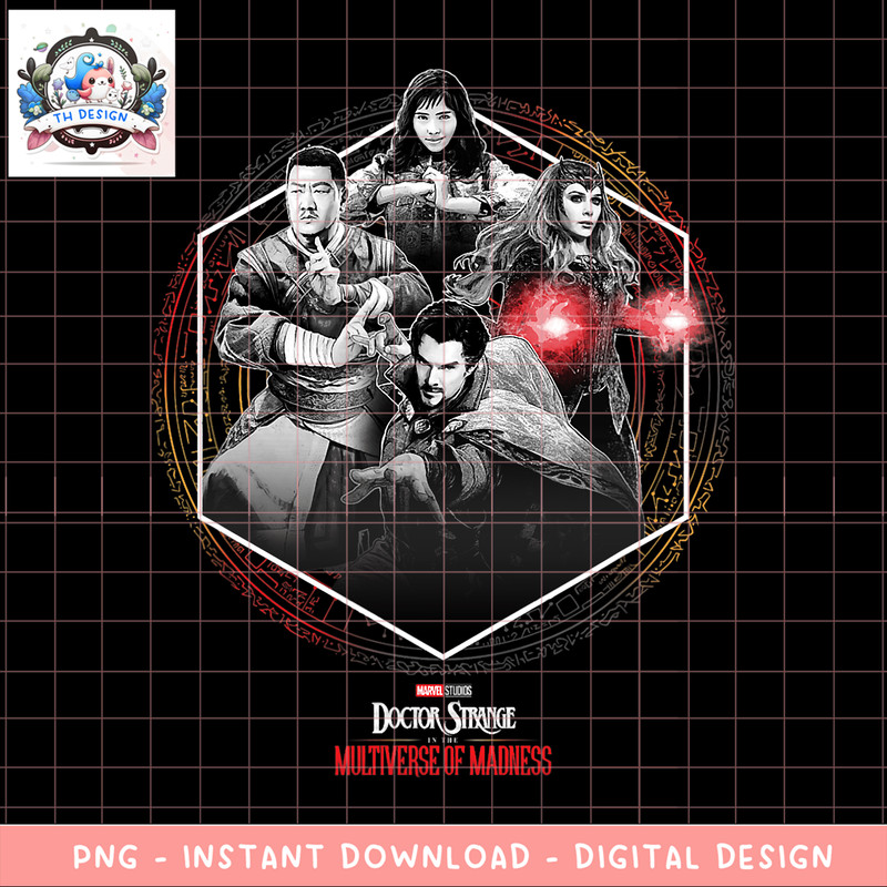 Marvel Doctor Strange In The Multiverse Of Madness Geo Logo png, digital download, instant.pngMarvel Doctor Strange In The Multiverse Of Madness Geo Logo png, d