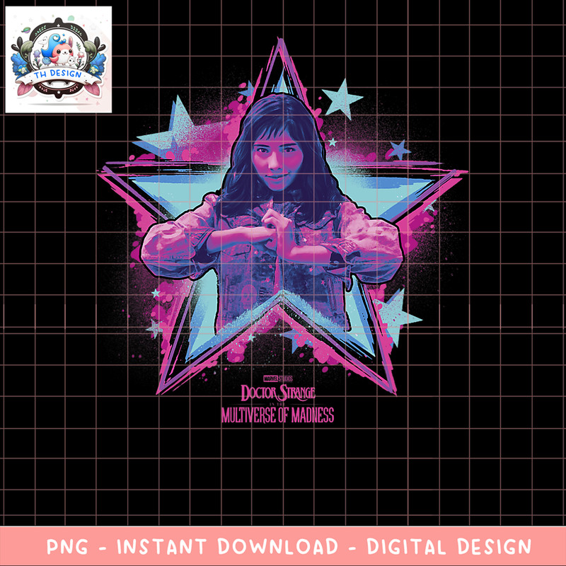 Marvel Doctor Strange In The Multiverse Of Madness Neon Star png, digital download, instant.pngMarvel Doctor Strange In The Multiverse Of Madness Neon Star png,