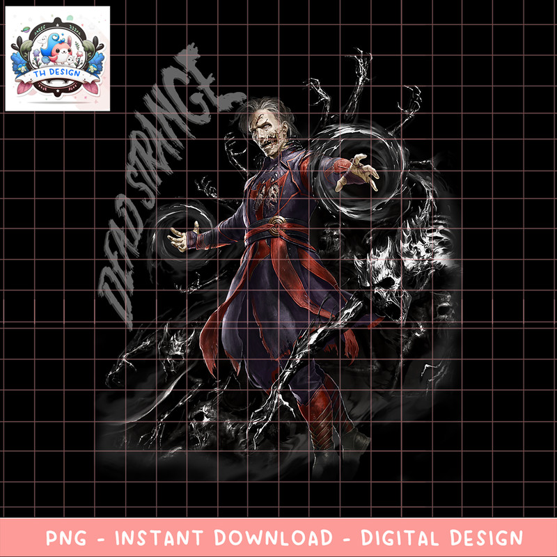Marvel Doctor Strange Multiverse of Madness the Dead Strange png, digital download, instant .png