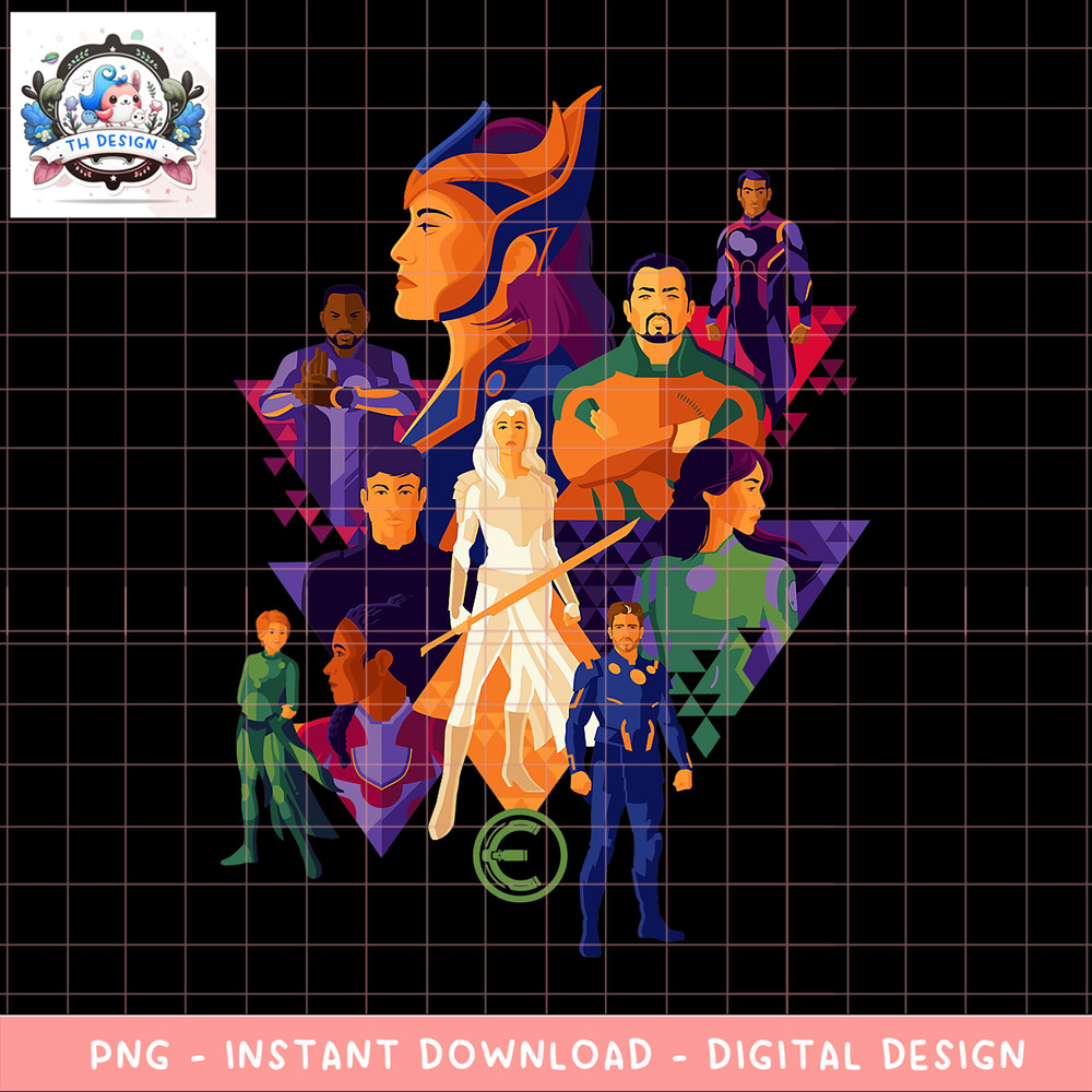 Marvel Eternals Team of Immortal Beings Bold Color png, digital download, instant.pngMarvel Eternals Team of Immortal Beings Bold Color png, digital download, i