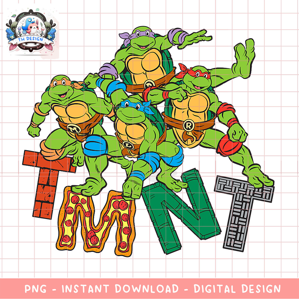 Ninja Turtles Balancing On Top Of TMNT Font png, digital download, instant.pngNinja Turtles Balancing On Top Of TMNT Font png, digital download, instant .png