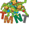 Ninja Turtles Balancing On Top Of TMNT Font png, digital download, instant.pngNinja Turtles Balancing On Top Of TMNT Font png, digital download, instant.png