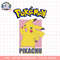 Pokemon Happy Pikachu Pose Poster png, digital download, instant .png
