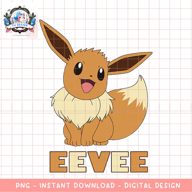 Pokemon Eevee T Shirt .png