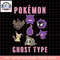 Pokemon Group Shot Ghost Type Collage png, digital download, instant .png