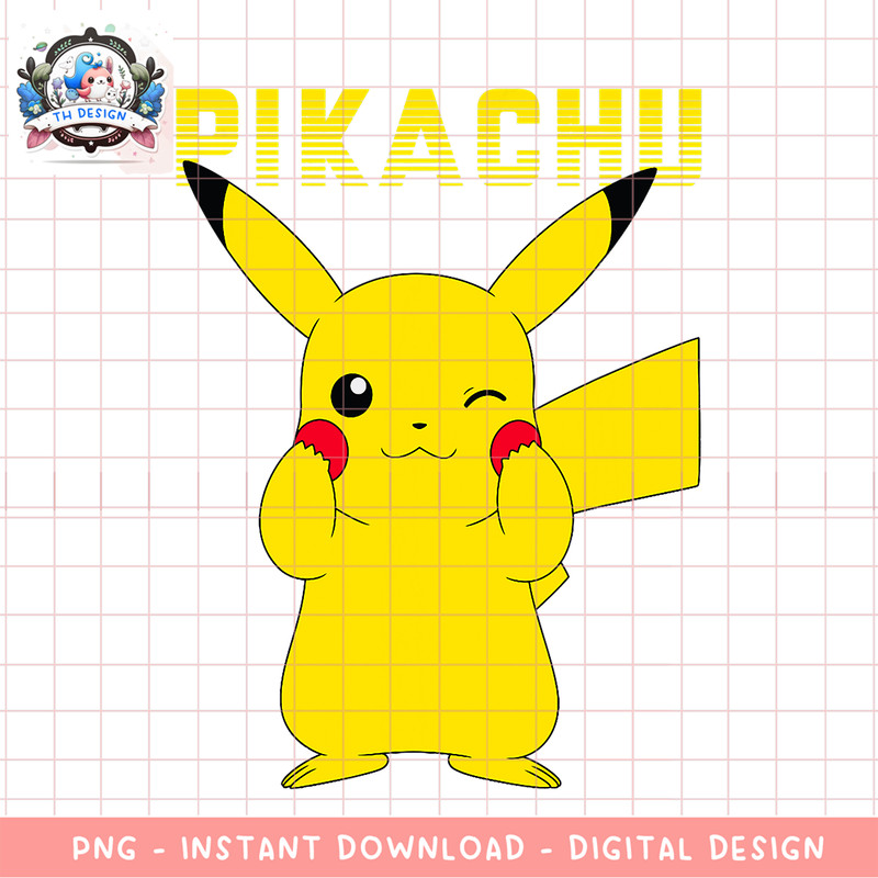 Pokemon Pikachu Adorable Pika Pika Cute Logo png, digital download, instant .png