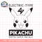 Pokemon Pikachu Electric Type png, digital download, instant .png