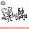 SpongeBob SquarePants Bob Esponja Spanish Doodle Logo png, digital download, instant .png