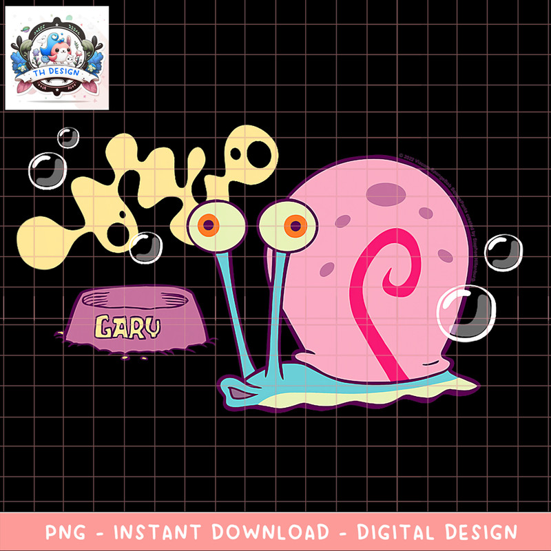SpongeBob SquarePants Gary the Snail png, digital download, instant .png