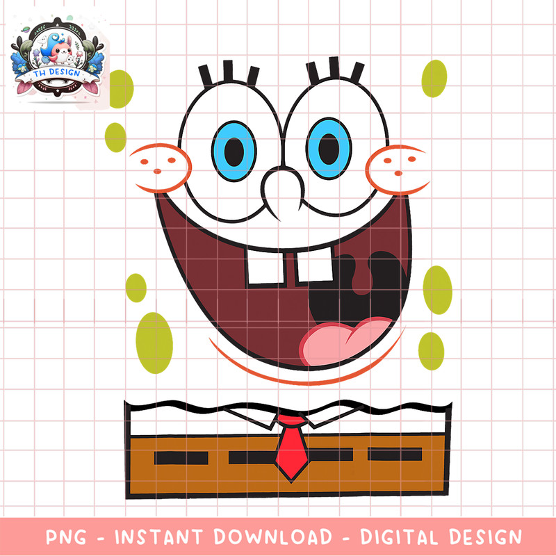Spongebob SquarePants Large Character png, digital download, instant .png
