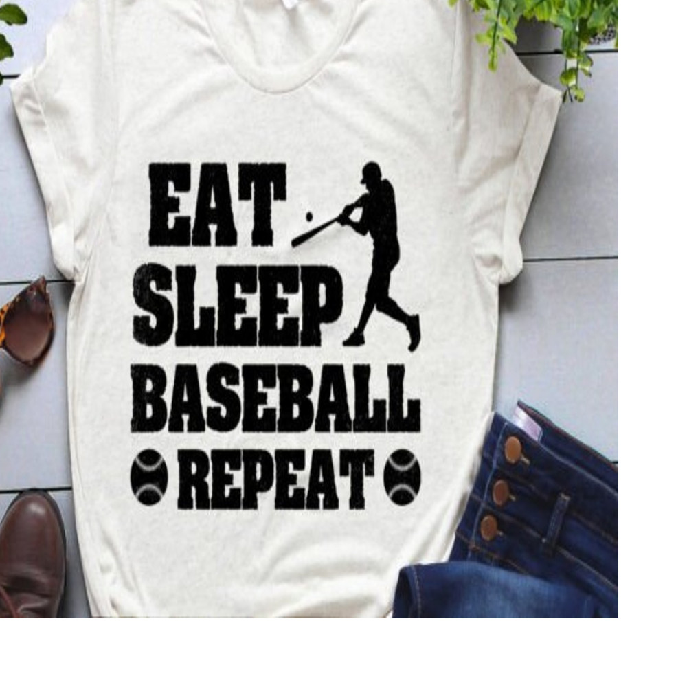 Eat Sleep Baseball Repeat 0