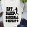 Eat Sleep Baseball Repeat 0