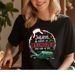 jolliest bunch of assholes this side of the nut, svg, christmas svg, christmas gift svg instant download