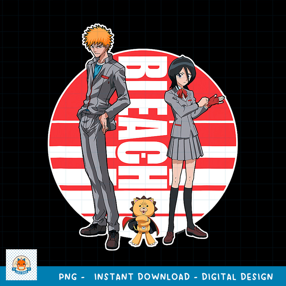 Bleach Ichigo Rukia and Kon Round Logo PNG Download copy.jpg