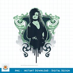 kids harry potter bellatrix lestrange paint drip portrait png download copy