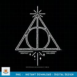 kids harry potter deathly hallows symbol line art png download copy