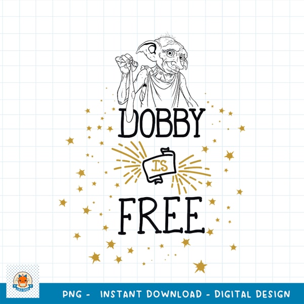 Kids Harry Potter Dobby Is Free PNG Download copy | Inspire Uplift