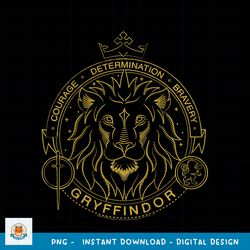 kids harry potter gryffindor lion emblem house values logo youth png download copy