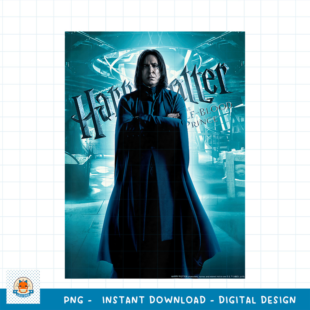 Kids Harry Potter Half Blood Prince Snape Character Poster PNG Download copy.jpg