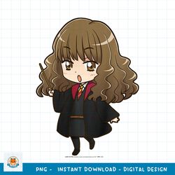 kids harry potter hermione granger anime style portrait png download copy