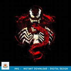 marvel venom splatter tongue cut-out graphic png, digital download png, digital download