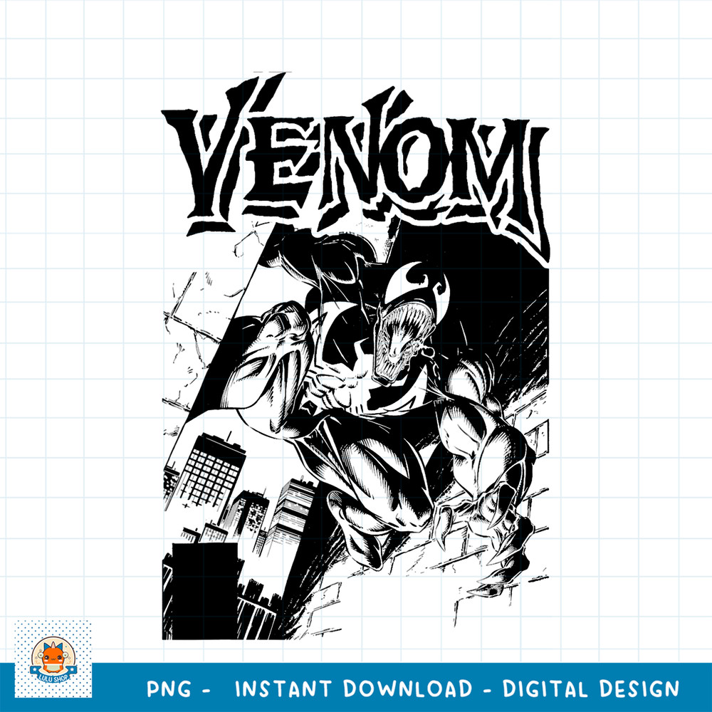 Marvel Venom Street Cover Comic Illustration Graphic png, digital download png, digital download.pngMarvel Venom Street Cover Comic Illustration Graphic png, di