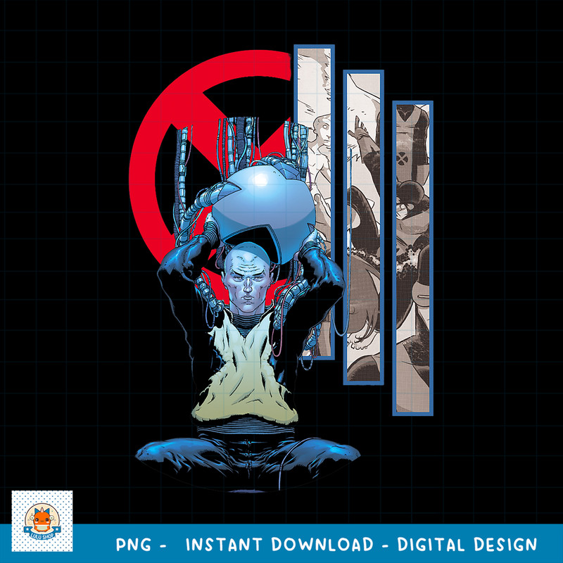 Marvel X-Men Professor X Charles Xavier Graphic png, digital download png, digital download .jpg