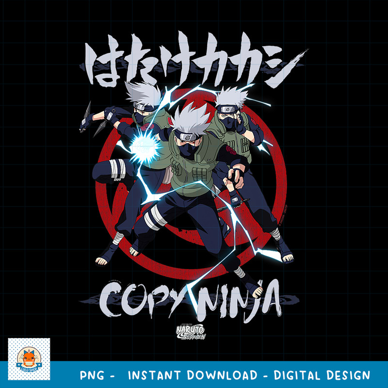 Naruto Shippuden Kakashi Ninja png, digital download .jpg