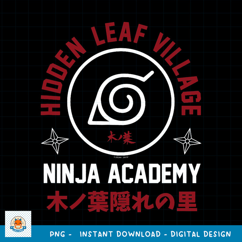Naruto Shippuden Ninja Academy png, digital download .jpg