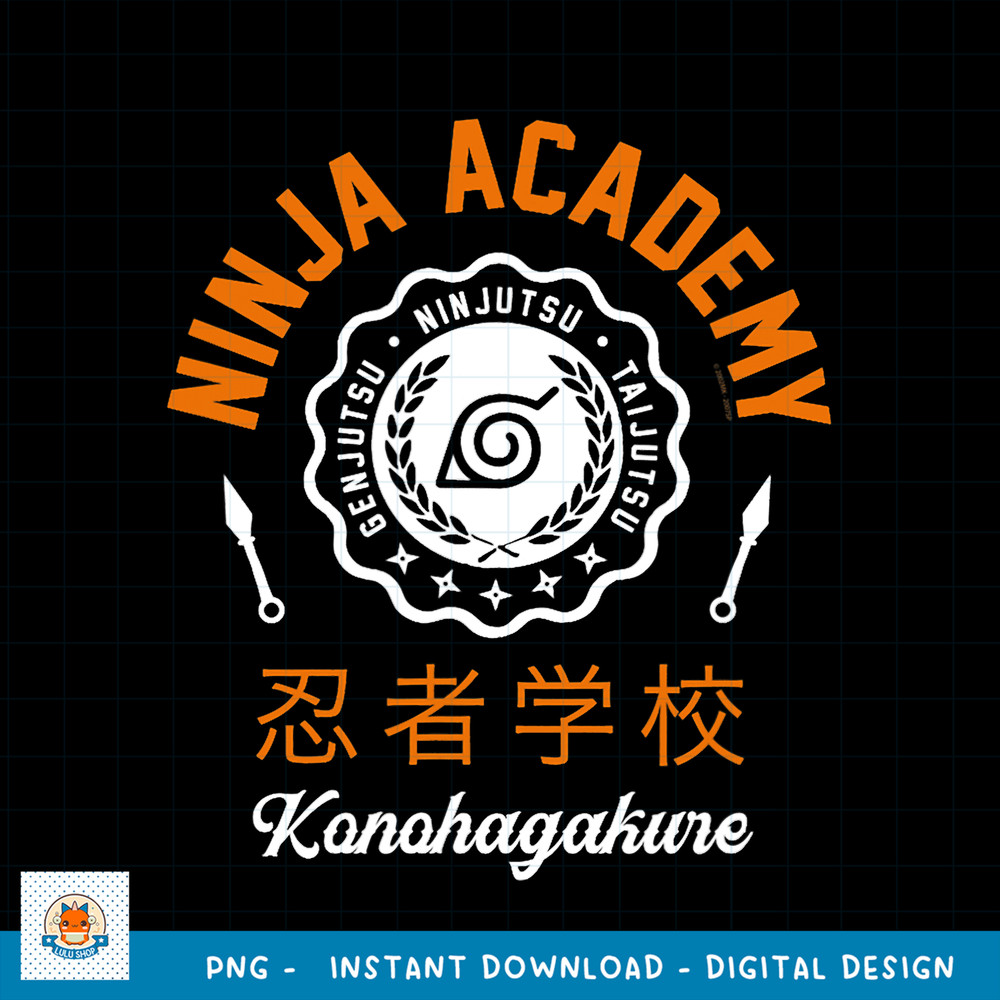 Naruto Shippuden Ninja Academy Seal png, digital download .jpg