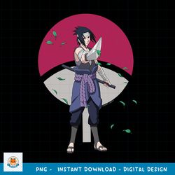 Naruto Shippuden Sasuke Leaves and Symbol png, digital download
