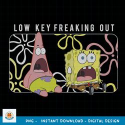 spongebob squarepants _ patrick low key freaking out png, digital download