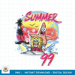 spongebob squarepants _ patrick summer _99 airbrush png, digital download