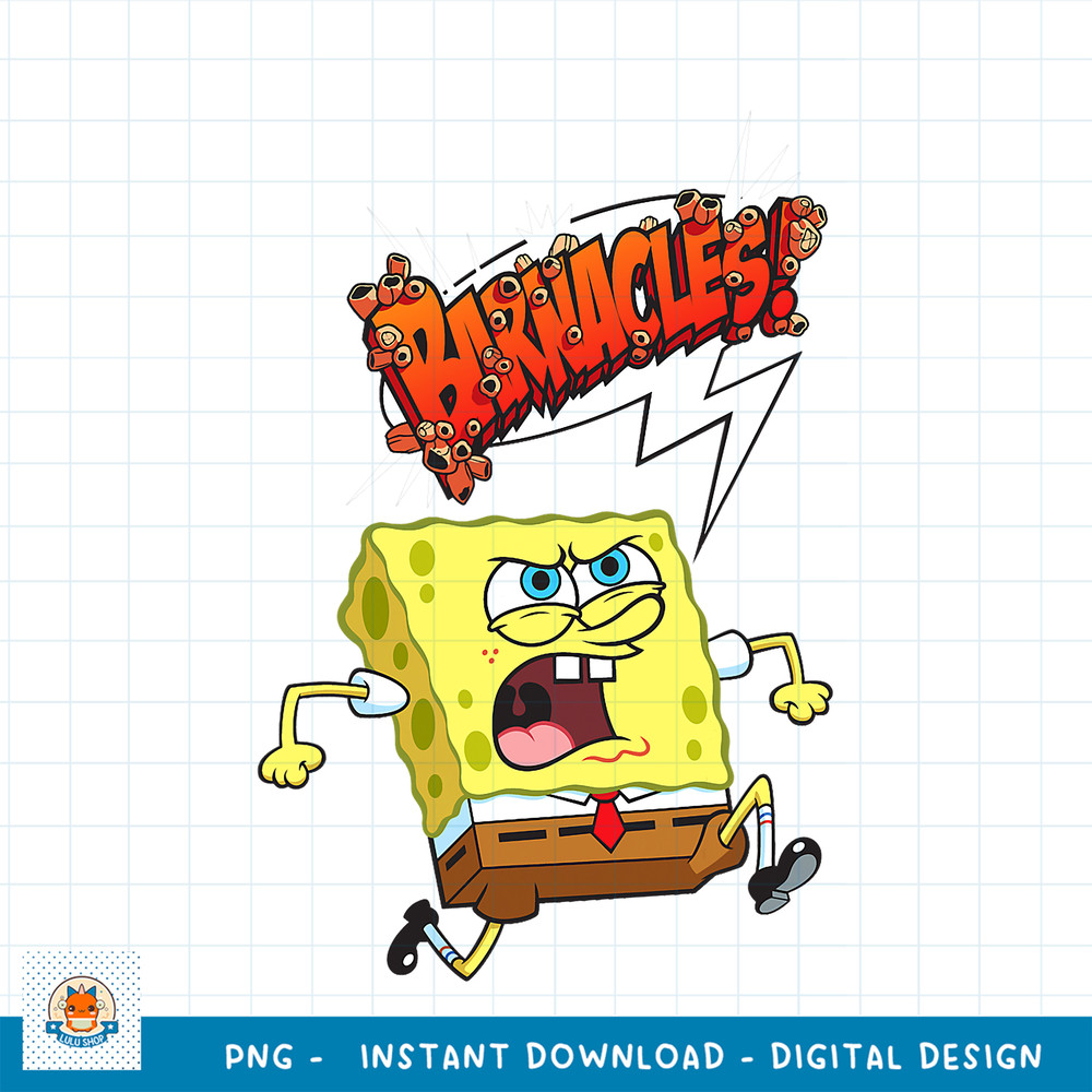 Spongebob SquarePants Barnacles Explanation png, digital download .jpg