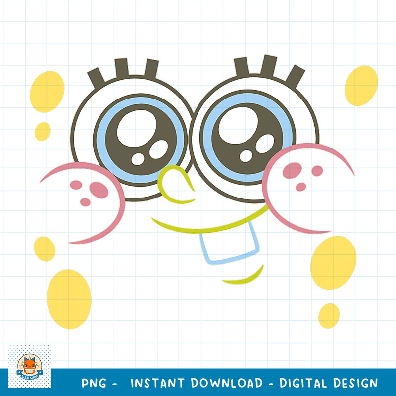SpongeBob SquarePants Baby Sponge Face png, digital download .jpg