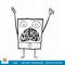 Spongebob Squarepants Doodlebob Me Hoy Minoy Mouth png, digital download .jpg