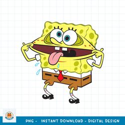 Spongebob SquarePants Goofy Face Funny png, digital download