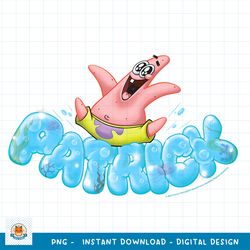 SpongeBob SquarePants Happy Go Lucky Patrick png, digital download