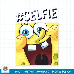 Spongebob SquarePants HashTag Selfie Smiling png, digital download
