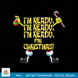 SpongeBob SquarePants I_m Ready For Christmas png, digital download