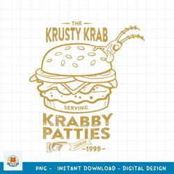 SpongeBob SquarePants Krusty Krab Krabby Patties Ad png, digital download