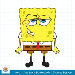 Spongebob SquarePants Large Character With Smirk png, digital download