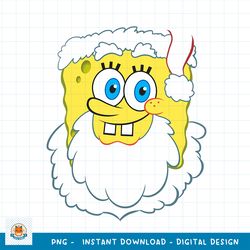 Spongebob SquarePants Large Santa Clause Christmas png, digital download