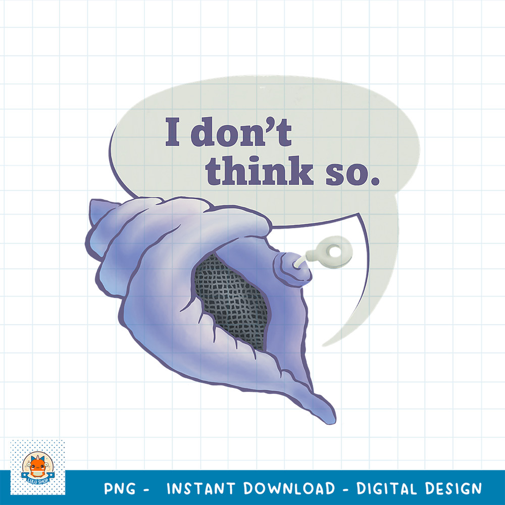 SpongeBob SquarePants Magic Conch I Don_t Think So png, digital download .jpg