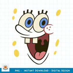 Spongebob Squarepants Large Face Costume png, digital download